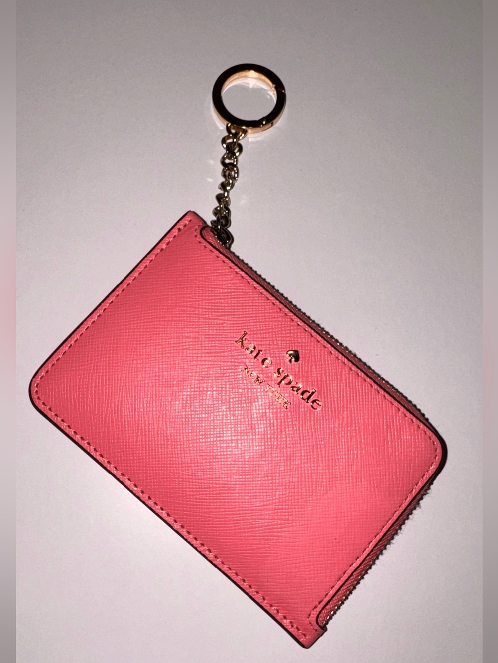 Kate Spade
Madison Medium L-zip Card
Holder in Blossom Pink